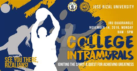 JRU College Intrams Banner Design by Clarkology on DeviantArt