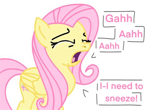 Fluttershy sneeze by ProPonyPal on DeviantArt