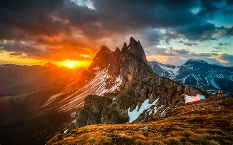 Seceda (close view), Dolomites, Italy