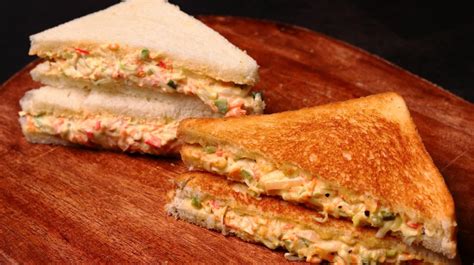 Veg Mayo Sandwich - 2 Ways | Aarti Madan