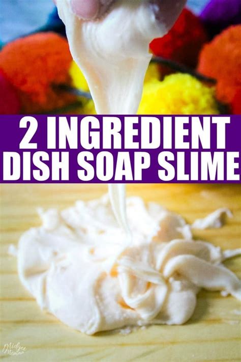 SUPER EASY 2 Ingredient Dish Soap Slime! | MIDGETMOMMA.COM