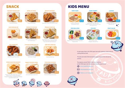 Cafe & Food – Tada Kids Cafe