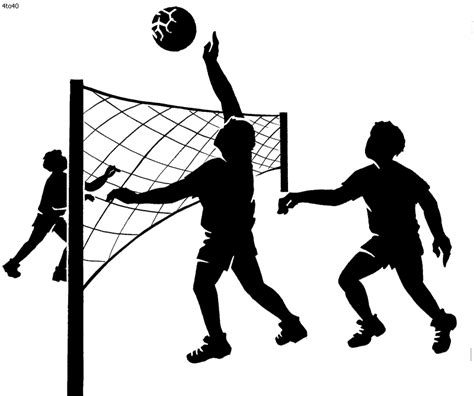 Sand Volleyball Line Art - ClipArt Best