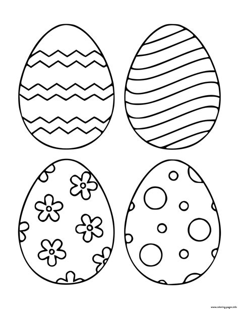 Coloring Pages Of Eggs