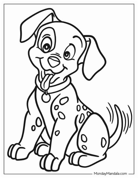 101 Dalmatians Coloring Pages (26 Free PDF Printables)