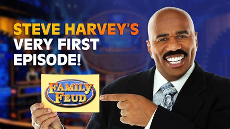 Family Feud - Steve Harvey's VERY FIRST EPISODE! | Family Feud