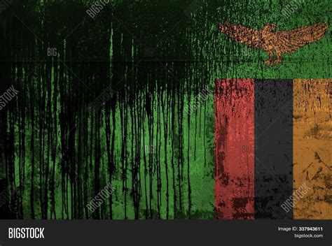 Zambia Flag Depicted Image & Photo (Free Trial) | Bigstock