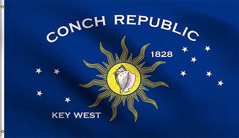 Official Conch Republic Flag - 3′ x 5′ | Conch Republic