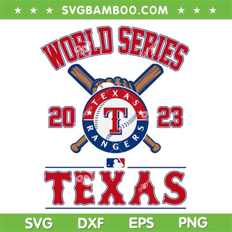 Rangers World Series 2023 SVG PNG