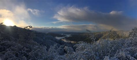 Snow in Santa Cruz Mountains : r/pics