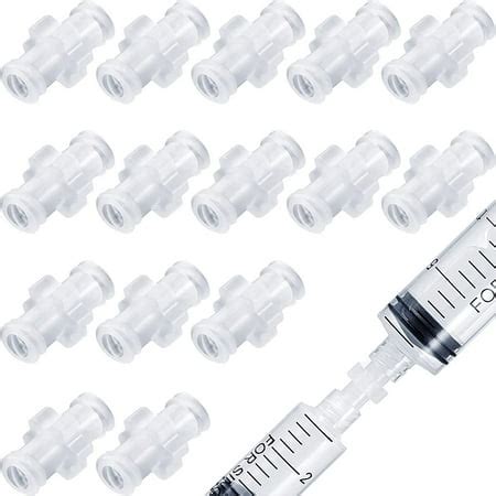 Tatum88 15 Pcs Syringe Adaptor Luer Lock Female Luer Syringe to Syringe ...