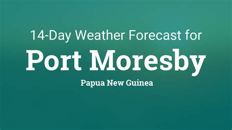 Port Moresby, Papua New Guinea 14 day weather forecast