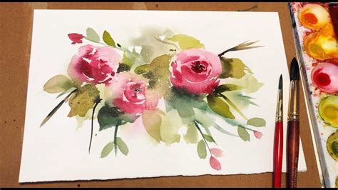 Painting Loose Watercolor Flowers | Best Flower Site