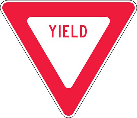 Yield Road Sign