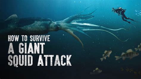 Giant Squid Attack: How To Survive - For Scuba Divers