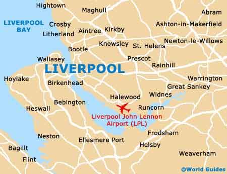 Map of Liverpool John Lennon Airport (LPL): Orientation and Maps for ...