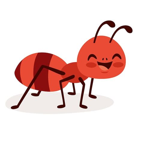 Premium Vector | Cartoon Drawing Of An Ant