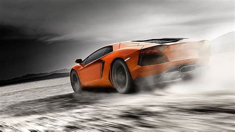 HD wallpaper: Lamborghini Revuelto, car, orange cars, vehicle, sports ...