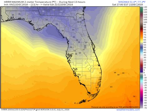 12/22/2018 – Cooler and Less Wind – Pompano Weather