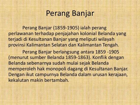 Perang banjar