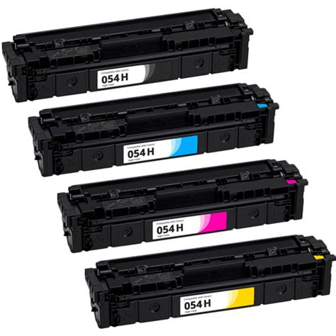 Canon 054H Toner Cartridge Set, High Yield | 4 Pack | 1ink.com