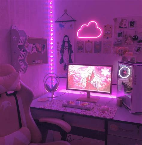 Pink Gaming Setup Aesthetic - Aesthetic Pc/gaming Setup In 2021 ...