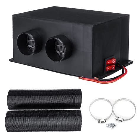 12V/24V 500W 2-Hole Car Electric Heater Warm Air Heater Dual Switch ...