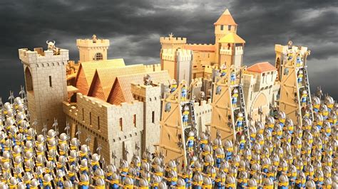 Playmobil Knights The Big Battle For Gold - YouTube