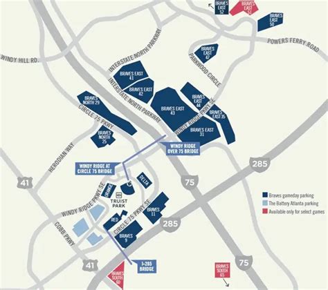 Truist Park Parking Guide - Map, Time, and Fees - World-Wire