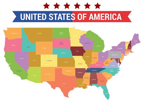 4 best images of printable usa maps united states colored - us map ...