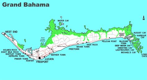 Map Of Florida And Freeport Bahamas - Printable Maps