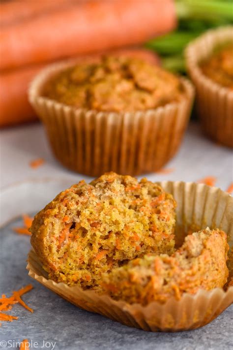 Carrot Cake Muffins - Simple Joy