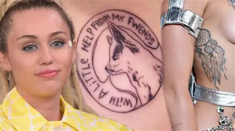 Top 10 Celebrity Miley Cyrus Tattoos Pictures – SheIdeas