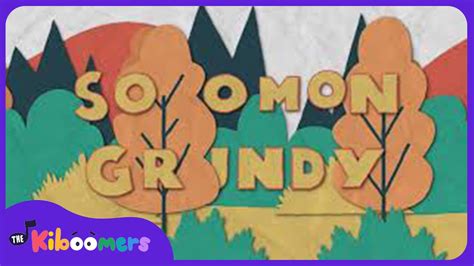 Solomon Grundy Song - The Kiboomers Preschool Songs & Nursery Rhymes to ...