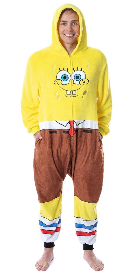 Buy Nickelodeon Mens' SpongeBob SquarePants Character Union Suit ...