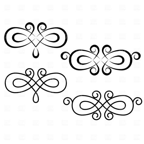 19 Free Vector Elegant Swirls Images - Elegant Swirl Designs Vector ...