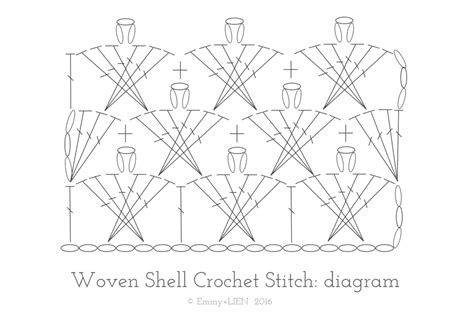 TUTORIAL: Woven Shell Crochet Stitch — Emmy + LIEN