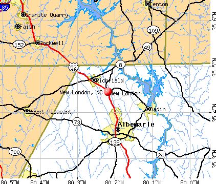 New London, North Carolina (NC 28127) profile: population, maps, real ...