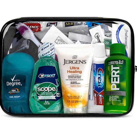 Premium Toiletry Travel Kit - 20 Piece Set for Quality Personal Care ...