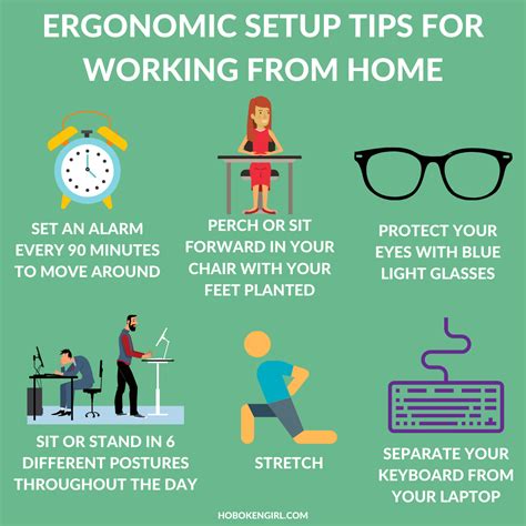 7 Clever Ergonomic Setup Tips for Working from Home - Hoboken Girl