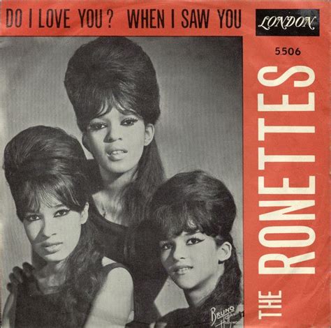 The Ronettes-Do I Love You? 1964 (With images) | The ronettes, Love you ...