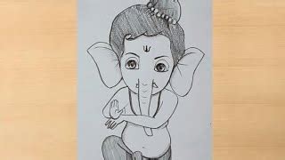 Share more than 80 easy bal ganesh drawing super hot - xkldase.edu.vn