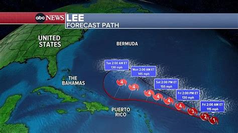 Hurricane Lee tracker: Maps, spaghetti models show storm's possible ...