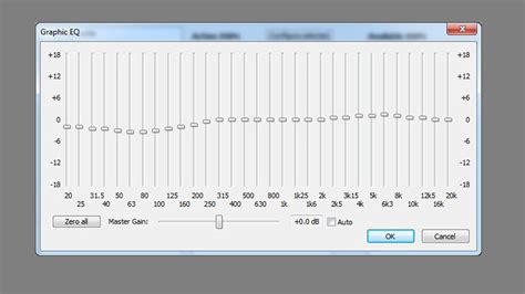 Equalizer set properly - so it goes