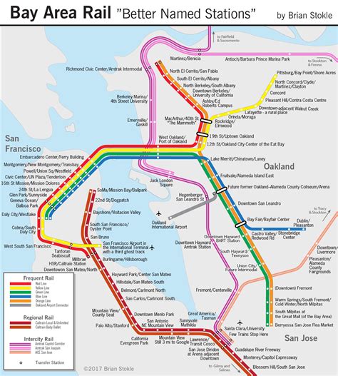 A new map for BART with better names