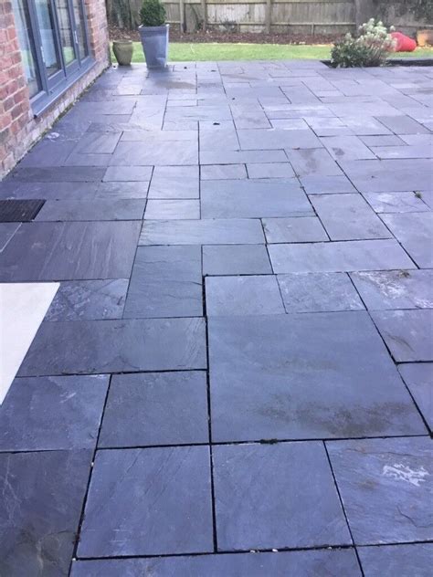 Dark grey slate patio slabs | in Kings Worthy, Hampshire | Gumtree