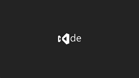 HD wallpaper: code logo, Microsoft Visual Studio, programming ...