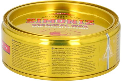 Car wax, Simoniz, original wax, 150gr (23800103), Simoniz | Car - Newco ...