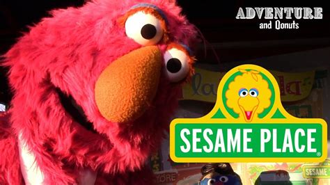 Meeting Sesame Place Characters at Christmas Time - YouTube