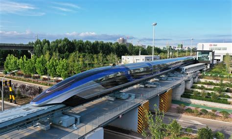 World's speediest 600 km/h maglev rolls off assembly line in E.China’s ...